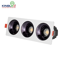 Đèn Led Âm Trần Rọi TURQUOISE 36W mã:  DA-GL-3*12SS-V247 T/V/TT