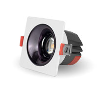 Đèn Led âm trần rọi Turquoise 12w. 88*88*H74mm. lỗ khoét 75mm. chip Samsung